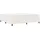vidaXL Boxspringbett Creme 200 x 200 cm