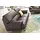 TRENDMANUFAKTUR Couch Kunstleder 3-Sitzer Beige