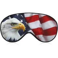 Eagle Augenmaske mit amerikanischer USA-Flagge, Schlafmaske für Männer, Frauen, Teenager, Kinder, Komfort für Reisen, Yoga, Nickerchen
