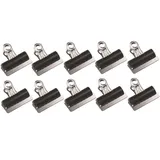 Q-Connect Briefklemmer schwarz 7,0 cm, 10 St.