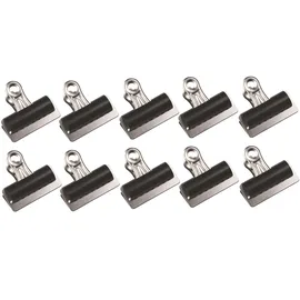Q-Connect Briefklemmer schwarz 7,0 cm, 10 St.