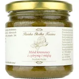Reine Frische: 250g Sweet Land Apiary Roh & Rein Cremiger Blütenhonig mit Zitrone und Minze