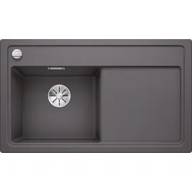 Blanco Zenar 45 S links Einbau von Oben felsgrau Handbetätigung 860 x 510 mm