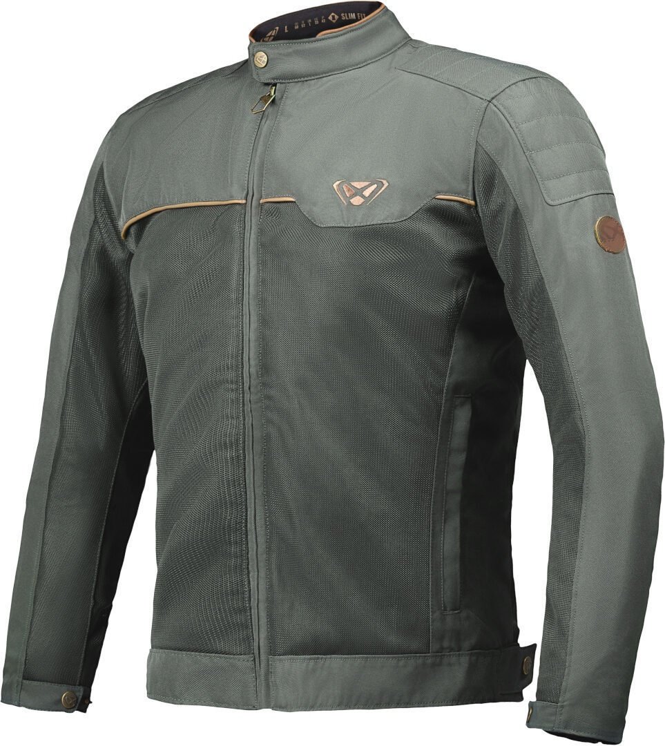 Ixon Cornet Motorfiets Textiel Jas, groen, 2XL Voorman