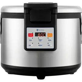 Royal Catering Reiswärmer 26 l Silber