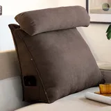 Lordosenstütz-Keilkissen, verstellbare Rückenlehnenkissen für Sofa und Bett, ideal zum Lesen und Entspannen