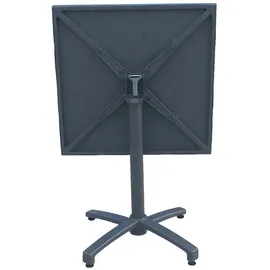 Garden Pleasure Treviso Klapptisch 70 x 70 cm anthrazit