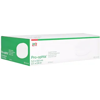 Lohmann & Rauscher Pro-ophta Augenkompresse 5,3x6,6 cm unsteril