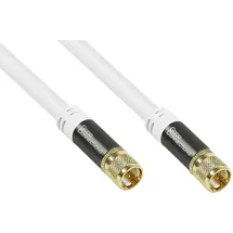 Good Connections GC M2086 - Antennenkabel SmartFLEX F-Stecker 7,5 m weiß,