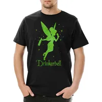 Urban Backwoods Print-Shirt Drinkerbell Herren T-Shirt Karneval Alkohol Kostüm Hangover Drunk Beer (1-tlg) Fasching Fassenacht Costume Alcohol schwarz M