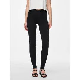 Pieces PCEDITA Long Leggings Schwarz M (38)