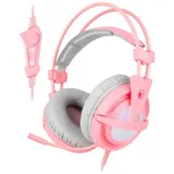 SADES A6 Gaming Headset pink