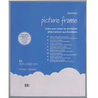 Viking Bilderrahmen Grau Aluminium 3804642 50 (B) x 40