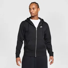 Nike Club Fleece Kapuzenjacke Herren Schwarz S