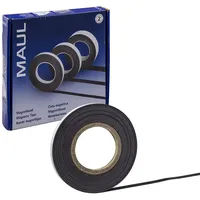 Maul Magnetband selbstklebend schwarz 1,0 cm x 10,0 m, 1 St.