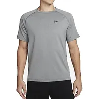 Nike Dri-FIT Ready kurzarm Fitnessshirt Herren 084 smoke grey/htr/black XXL