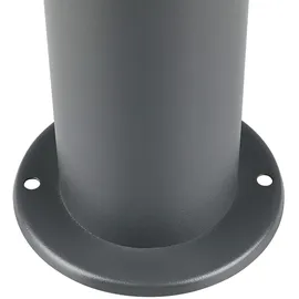 monzana MONZANA® Außenleuchte Edelstahl 50cm E27 Fassung IP44 Wetterfest Garten Wegeleuchte Gartenleuchte Strom Beleuchtung Draußen Outdoor Terrasse Anthrazit - Grau