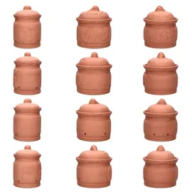 Mambocat 3er Set Terra Tontöpfe braun 3 x 1,5 l