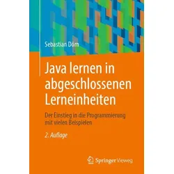 Java lernen in abgeschlossenen Lerneinheiten