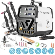 STAHLWERK 4 In 1 Kombi-schweißgerät Ctm-250 St Mit 200 A Und 50 A Plasma-funktion