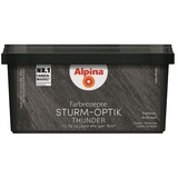 Alpina Effektfarbe Farbrezepte STURM-OPTIK anthrazit 1 L