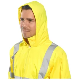 PORTWEST Warnschutz Regenjacke für Herren H440 gelb