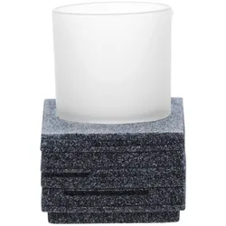 RIDDER Badezimmer-Becher Ziegel Anthrazit