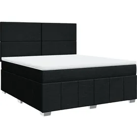 vidaXL Boxspringbett 180 x 200 cm Schwarz