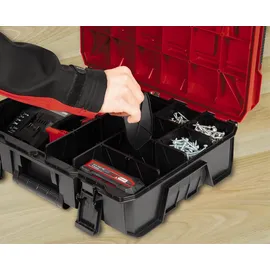 Einhell Kunststofffächer, Set E-Case 9 robuste flexibel einsetzbar, mit Schaumstoffeinlage möglich)