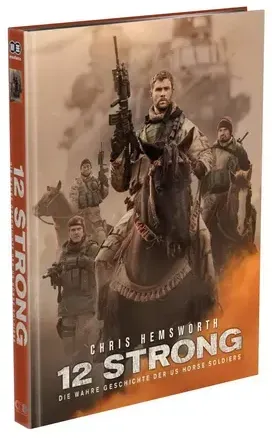 12 STRONG – Die wahre Geschichte der US-Horse Soldiers - 2-Disc Mediabook Cover B (4K UHD + Blu-ray) Limited Edition – Uncut