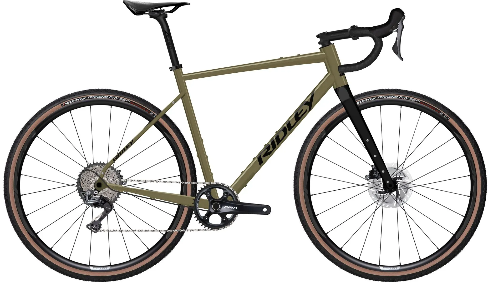 Ridley Kanzo Adventure Alu GRX400 2x10 S bronze green / black / beige