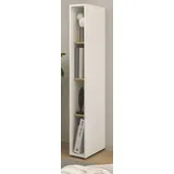 furn.design Center Aktenregal 20 x 40 x 158 cm weiß