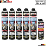 Brunnenschaum 5 x 750ml Bauschaum 1 x Reiniger Montageschaum Pistolenschaum