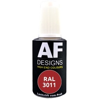 Alex Flittner Designs Lackstift RAL 3011 BRAUNROT seidenmatt 20ml Reparaturstift Acryl Retuschierlack Reparaturlack Holz Metall Möbel Bad