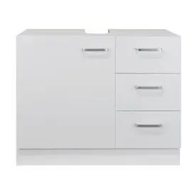 stabilo-sanitär Waschbeckenunterschrank 'Knut' polarweiß matt mit 3 Schubladen, Waschtischunterschrank 63x30x54cm