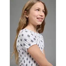 Bruno Banani Jerseykleid in weiß gemustert, | Gr.: 140/146