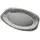 Papstar Starpak Servierplatten, Alu oval 43 cm x 29 cm