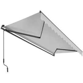 Tectake Gelenkarmmarkise Ornella 24 x 15 x 21 cm silber