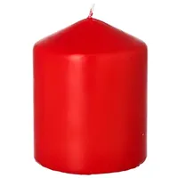 Papstar GALA Basic Stumpenkerze 100 mm 8 St. tangorot