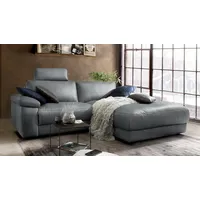 KAWOLA Ecksofa Lola Leder Recamiere rechts