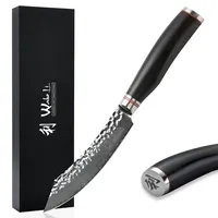 Wakoli EBO Damast Steakmesser I 12,5 cm Klinge I