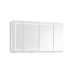 Leonardo Living Spiegelschrank Leo 109 Weiß