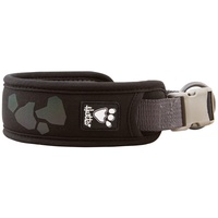 Hurtta Weekend Warrior Halsband für kleine Hunde, Hundehalsband Schwarz 35-45 cm