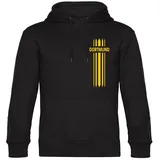 multifanshop Kapuzen Sweatshirt - Dortmund - Streifen - Druck gelb - Hoodie