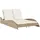vidaXL Sonnenliege Doppelliege 114 x 205 x 73 cm Beige