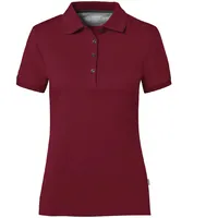 Hakro Cotton Tec® Damen Poloshirt weinrot, L