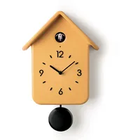 Guzzini Wanduhr, Kukucksuhr mit Pendel Gelb