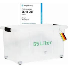 Novaliv Aufbewahrungsbox 61 x 40 x 32,5 cm 1-tlg. transparent