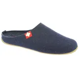 Living Kitzbühel Filzpantoffel Schweizer Kreuz nachtblau Damen