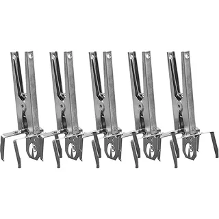 WEBBOMB® webbomb 5X Wühlmaus-Zangenfalle mit Köderplättchen aus verzinktem Blech Wühlmauszange Schlagfalle Falle für Wühlmäuse Schermäuse Wühlmaus Schermaus Falle